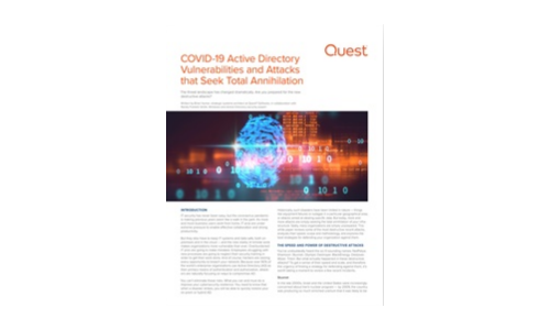 Vulnerabilidades y ataques de Active Directory de Covid-19 que buscan aniquilación total