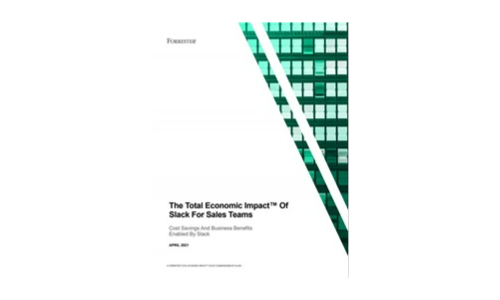 Presentación del nuevo estudio de Forrester: el impacto económico total de la holgura para los equipos de ventas